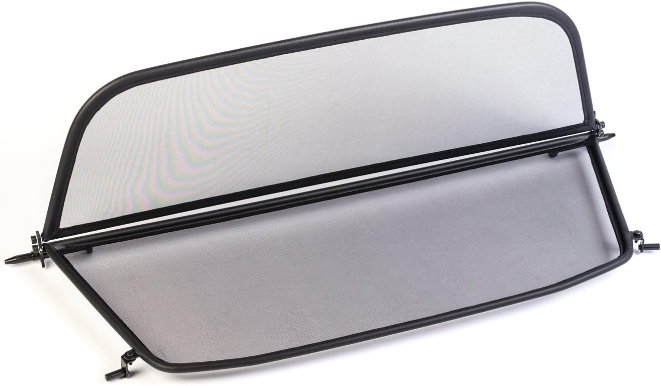 GermanTuningParts Wind Deflector for BMW 2 F23 (2014 Onwards) - Foldable - with Quick Fastener - Black | Windstop | Wind Blocker
