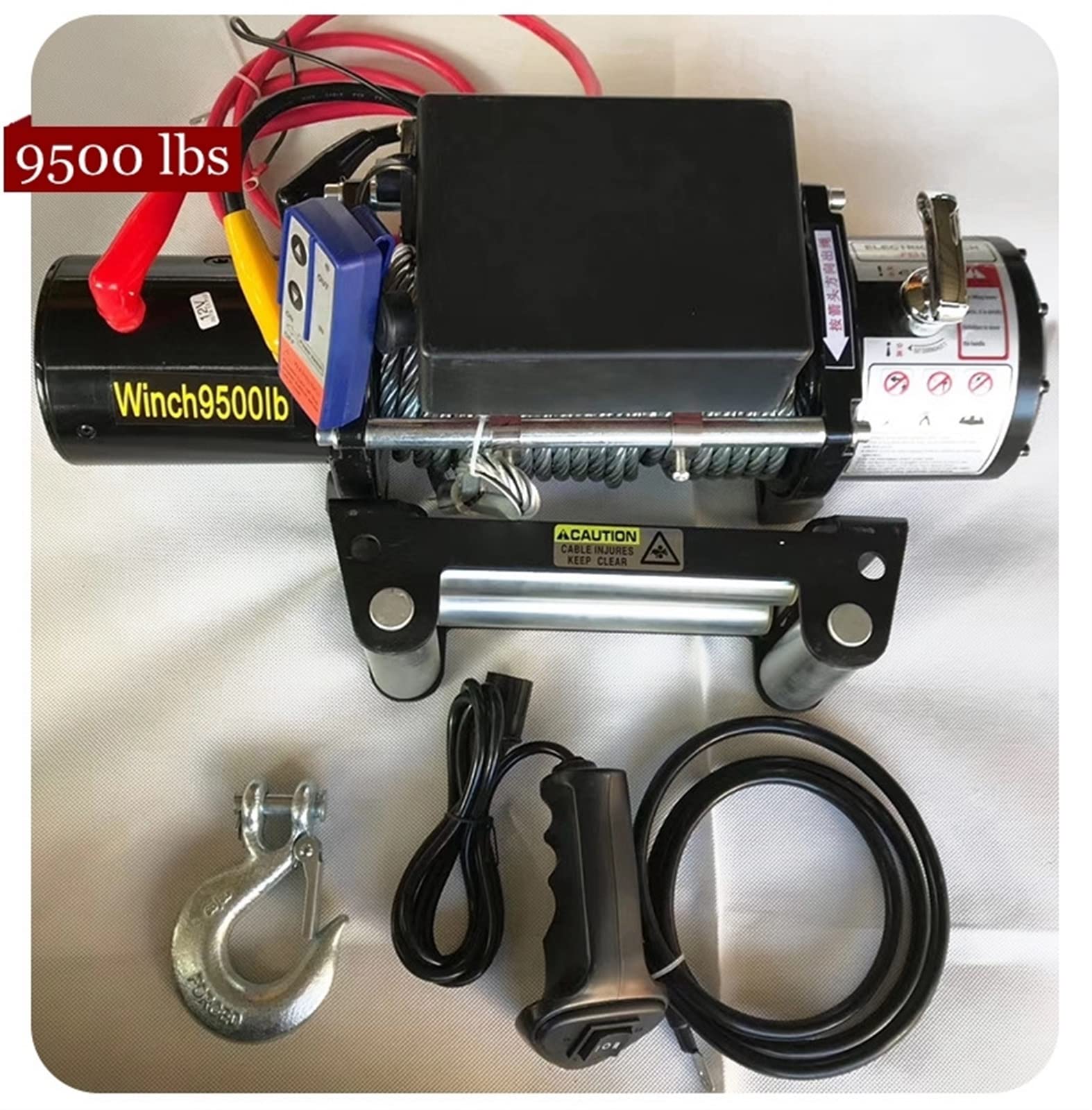 Wciągarka elektryczna 907.2 kg 12V24V pojazd terenowy wciągarka terenowa pojazd pokładowy dźwig-24v 907.2 kg