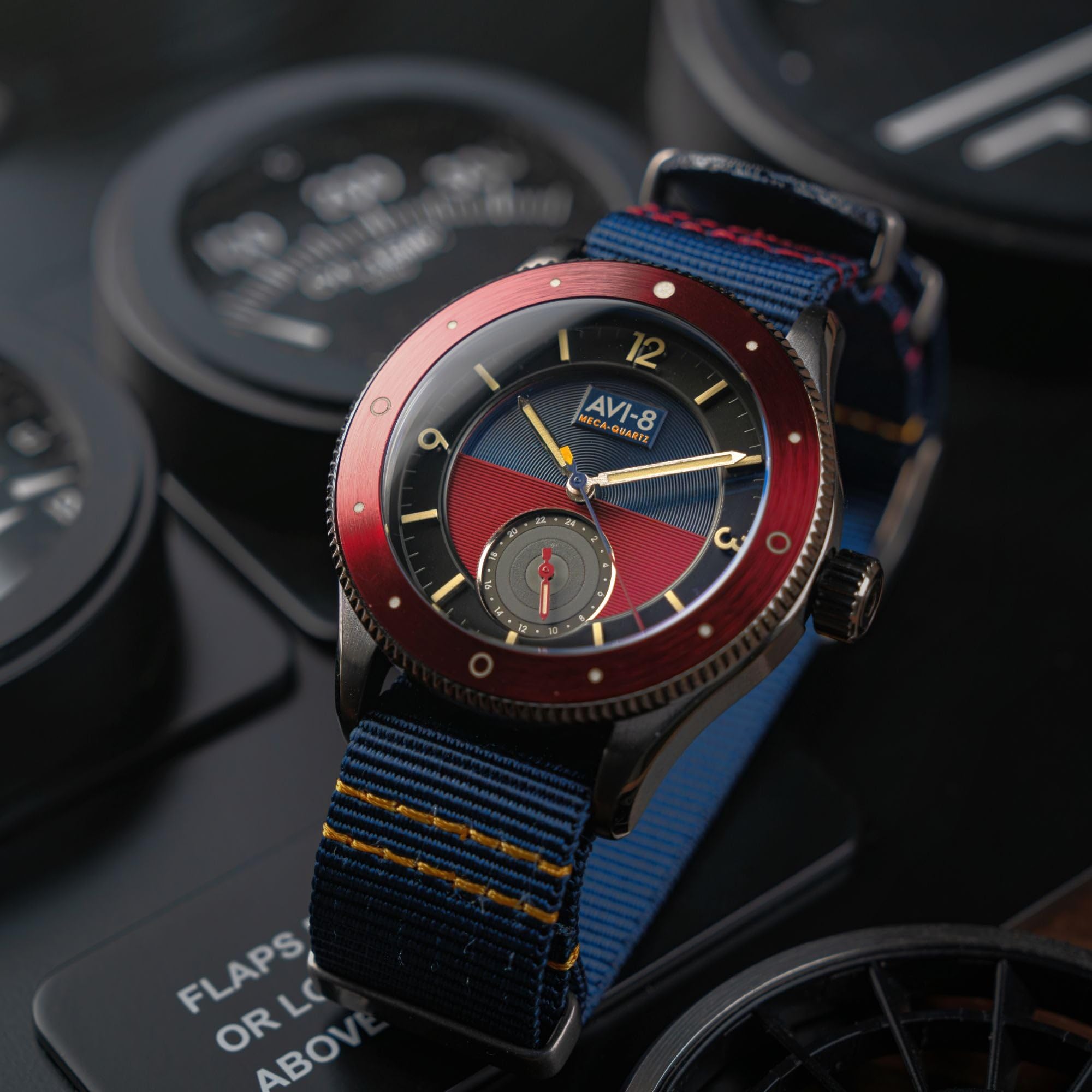 AVI-8 | Flyboy Airmaster Sector Meca-Quartz | 40 mm