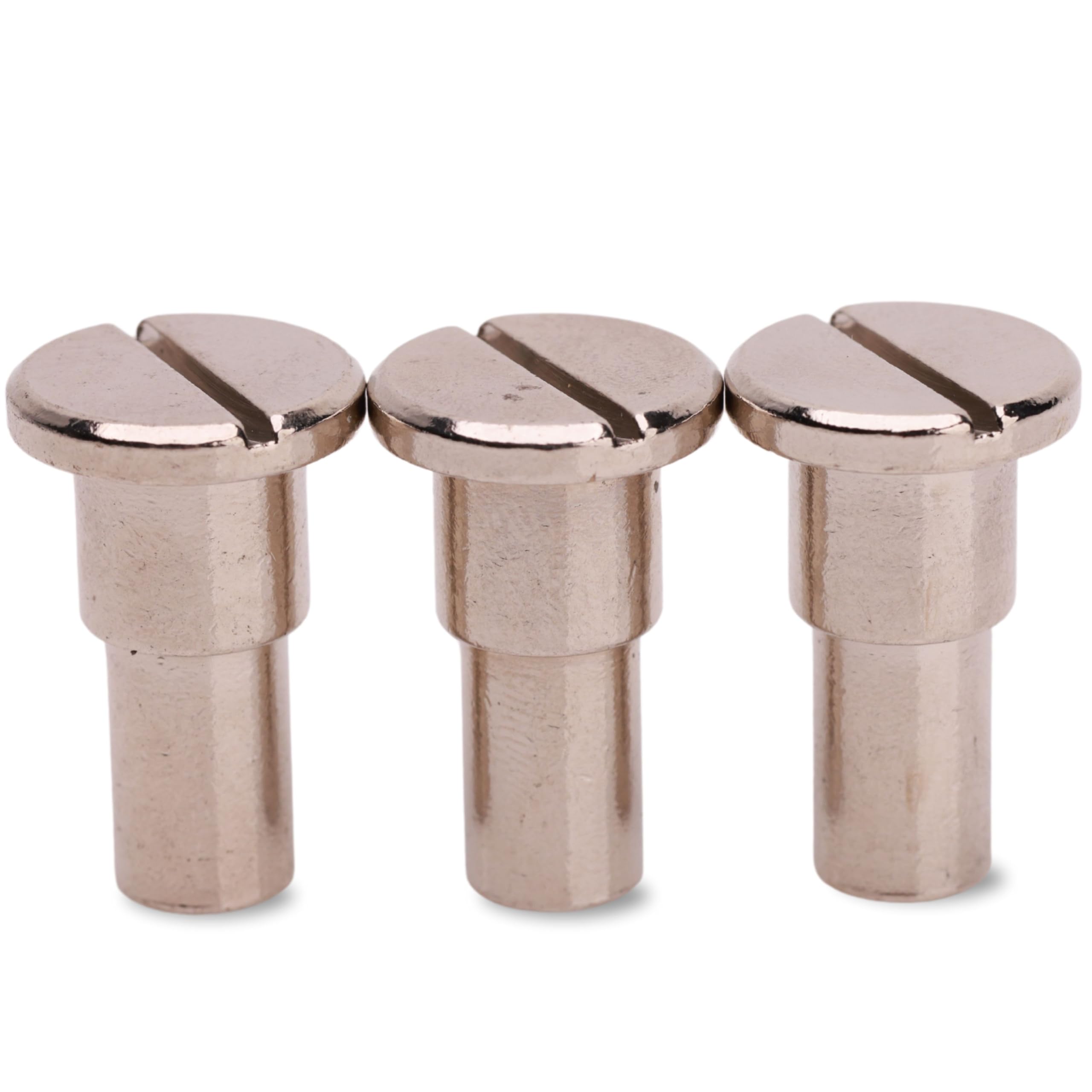 Zinc Alloy Lock Bypass Plugs - Vending Machine Lock Plug - Rust Resistant - Set of 3 Locks Cylinder Blank