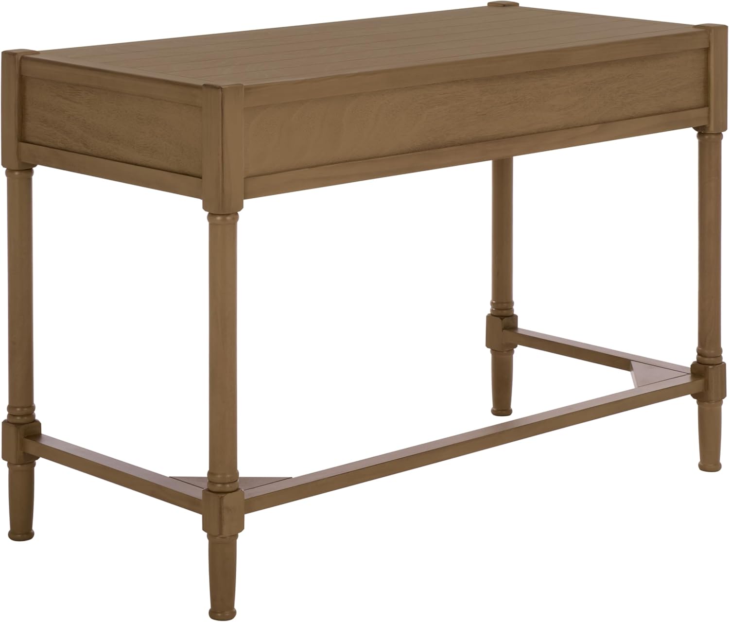 SAFAVIEH Home Collection – Filbert Desert Brown Writing Desk, 2-Drawer Traditional Desk, Classic Home Office Design (DSK5701G)