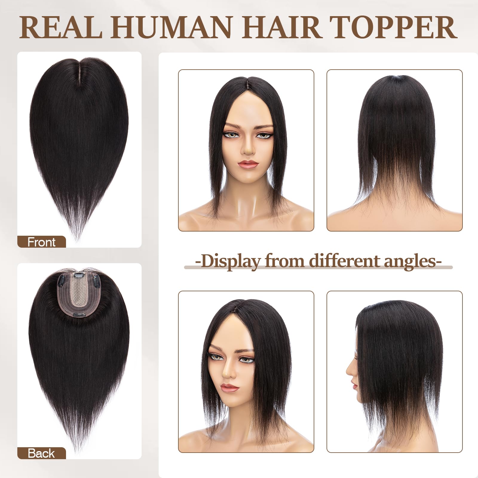 Amazon.com : Rich Choices Hair Toppers for Women Real Human 