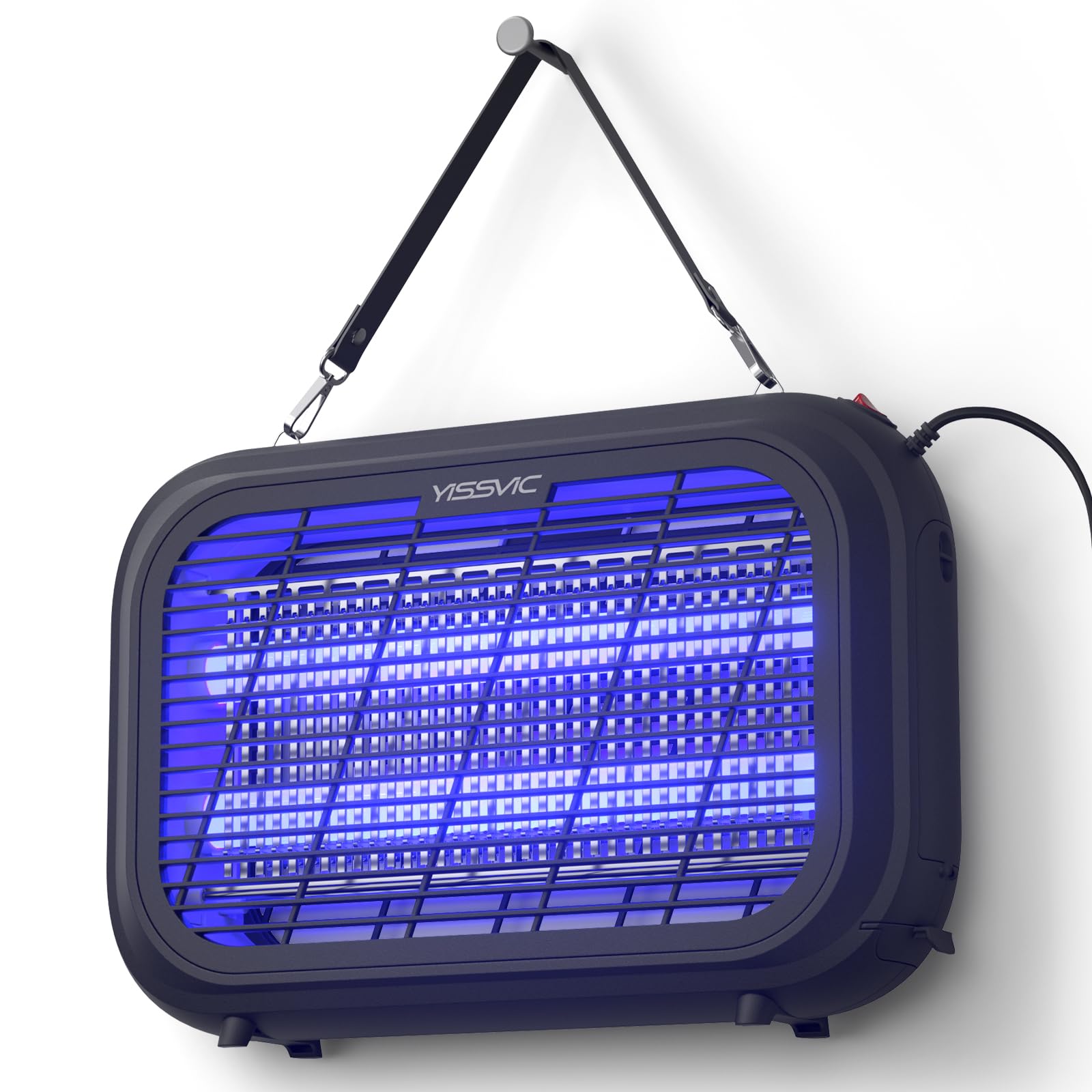 YISSVIC Lampara Antimosquitos Matamoscas Electrico Lámparas LED UV, Mata Insectos para Interiores contra Mosquitos, Moscas y Otros Insectos Voladores