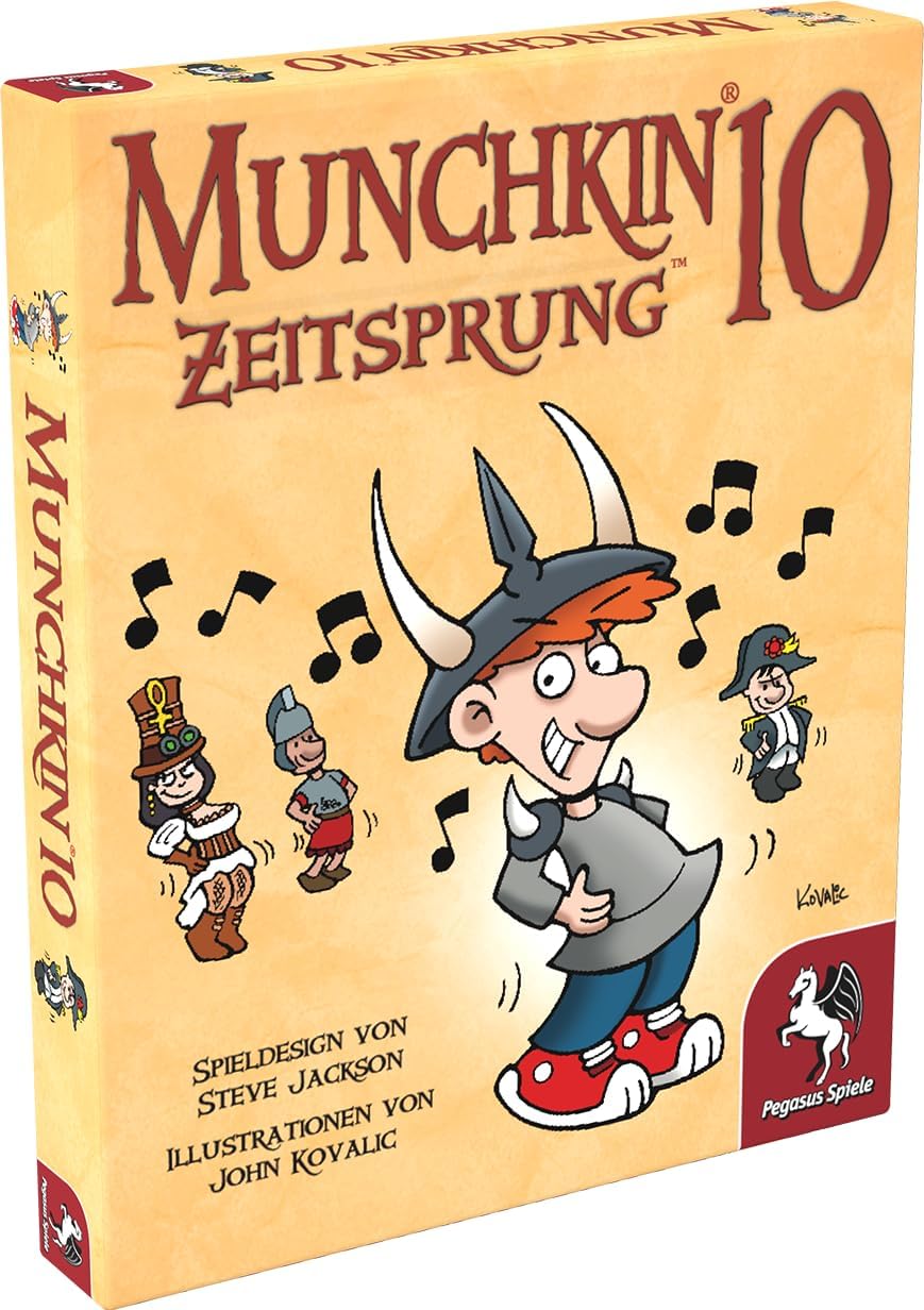 Pegasus Spiele Munchkin 10: Time Jump Expansion Card Game - 112 Cards - Adults - Fantasy