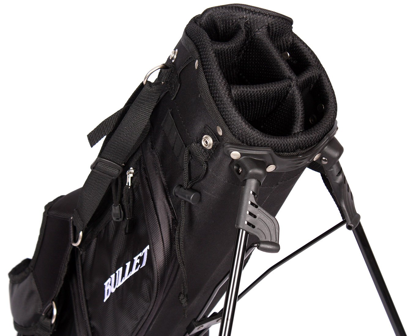 Bullet Sac de golf doté de 6 compartiments Noir