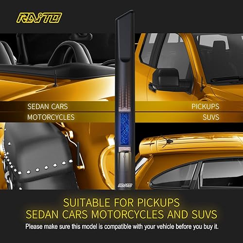 Miniatura 6 de RAITO Antena corta de radio AM FM de 4.8 pulgadas compatible con Tacoma 1995-2016