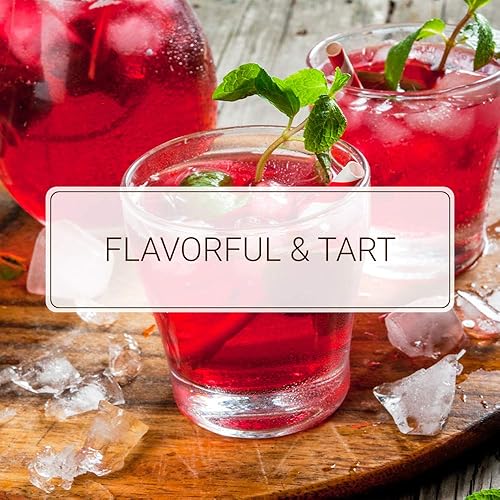 Miniatura 3 de Monin - Jarabe de arándano, sabor a bayas picantes y dulces, sabores naturales, ideal para margaritas, cócteles, tés de bayas calientes y frías,