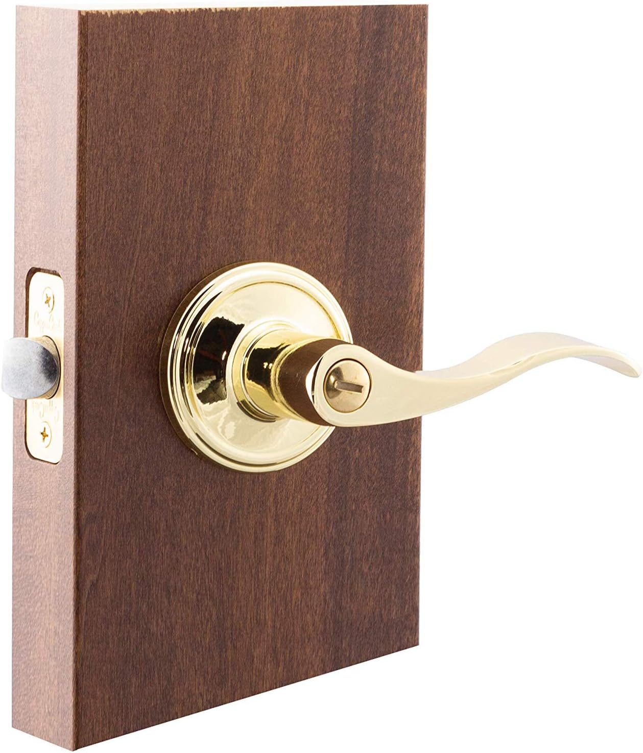 Copper Creek WL2230PB Waverly Door Lever, Polished Brass