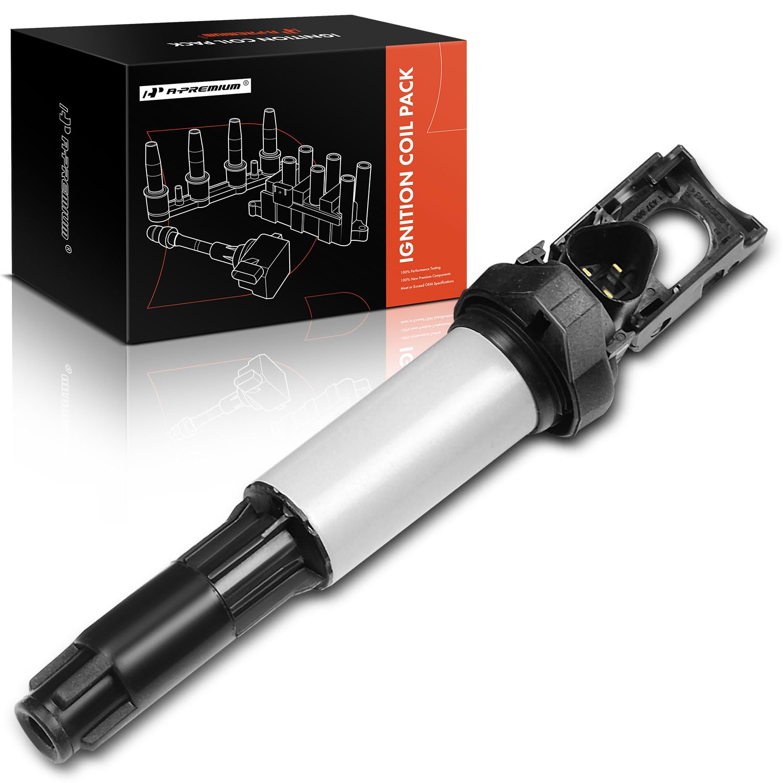 A-Premium Engine Ignition Coil Pack Compatible with BMW 3-Series