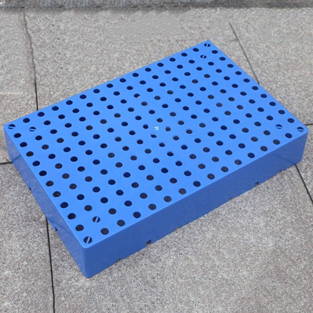 LNNW Plastic Pallet, Retail Display Pallet, Storage Shelf mat, Strong and Lightweight Floor Pallets for Garage Supermarket Basement(40CMX30CMX10CM)