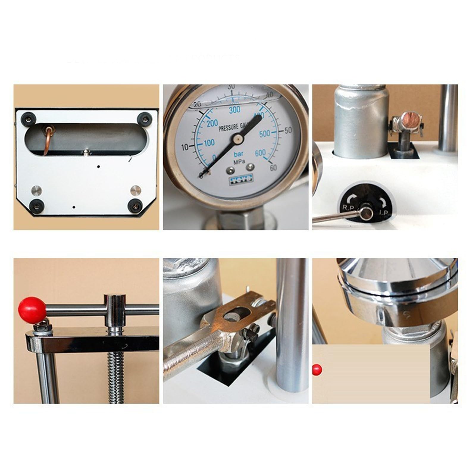Hydraulische Dentalpresse Maschine für Prothesenkolbendruck, Laborausrüstung für Anfänger, einfache Bedienung, zuverlässiges und langlebiges Design, ideal für Dentallabore