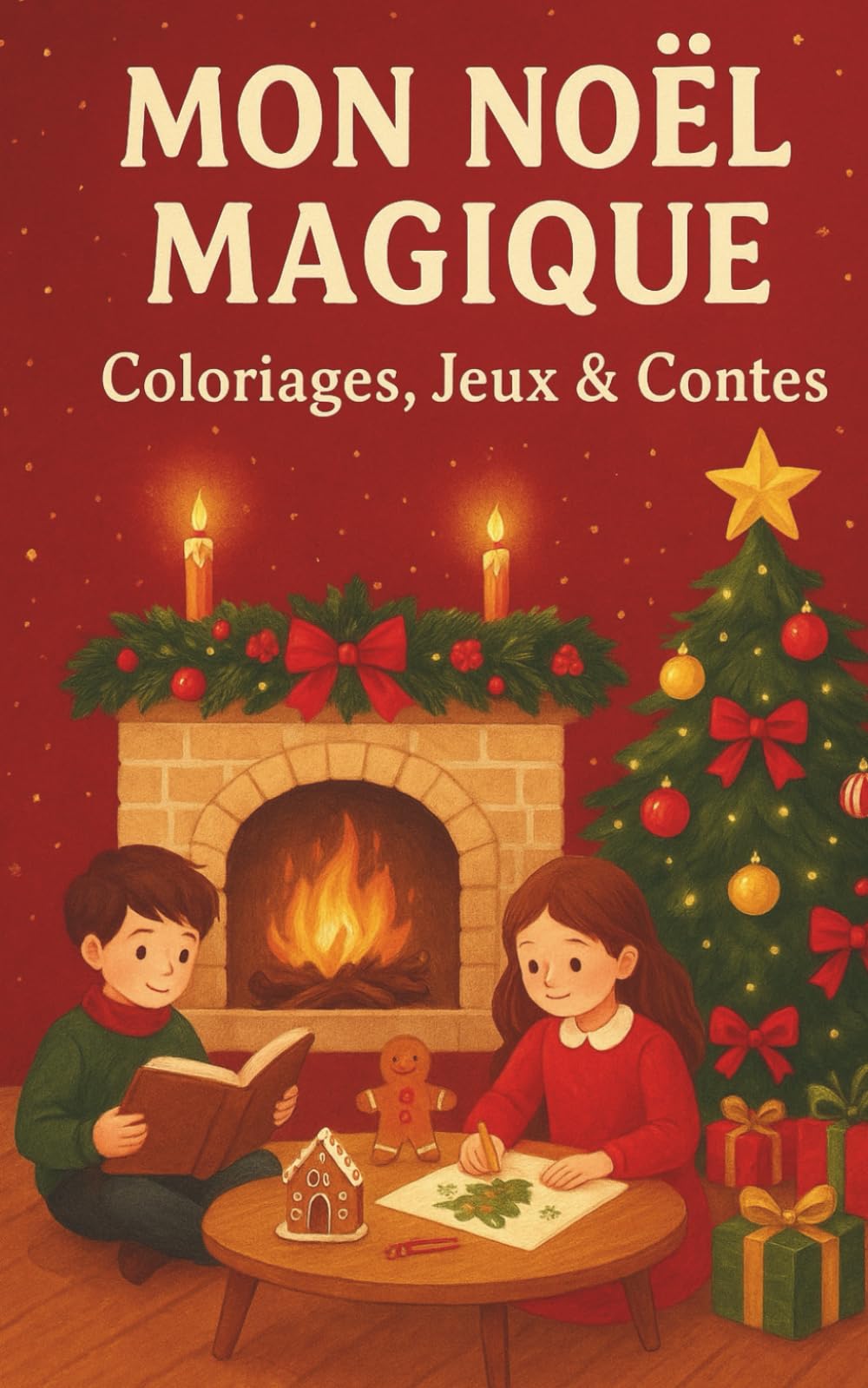 Mon noël magique: Coloriages, Jeux & Contes