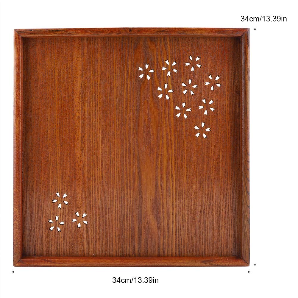 Vassoio Legno Giapponese Con Fiori Di Ciliegio - Decorativo E Pratico Per Casa O Hotel - Foto 7