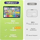 hahaland Jouet Bébé 1 an – Tablette Éducative Interactive avec Sons, Lumières et 5 Langues d’Apprentissage (en/FR/DE/IT/ES), Jouet d’Éveil Musical Cadeau Enfant 1 2 3 Ans Garçon Fille - 9