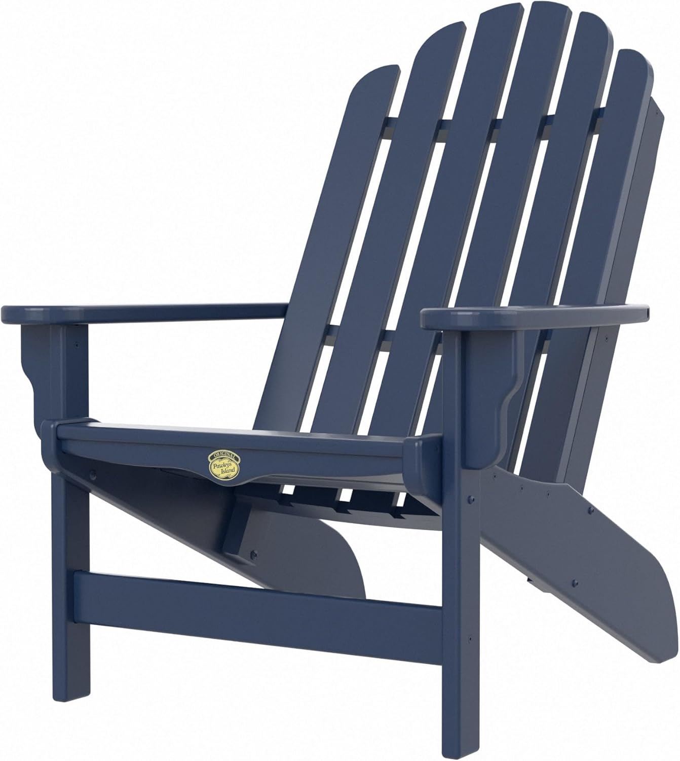 Original Pawleys Island Navy DuraWood Essentials Adirondack Chair – Eco-Friendly Recycled Material, Stainless Steel Hardware, Smooth Fit N Finish, Handcrafted in The Carolinas