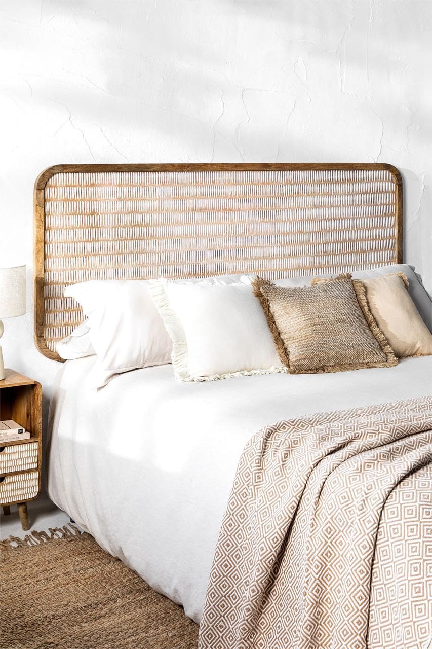 ARTORZO Solid Bed Headboard | Bed headboard for Bedroom Furniture Wooden headboard/Wooden Wall Penal/Wall Display Hanger/Solid Mango Wood / (24X66) INCH (Width 2 feet and Length 5.5 feet)-image-7