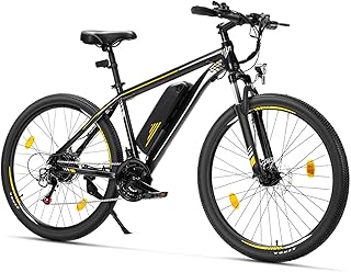 Touroll Bicicletta Elettrica, U1 26"/29", Autonomia di 65km, mountain bike elettrica, Motore 45 NM, Batteria Rimovibile 13Ah