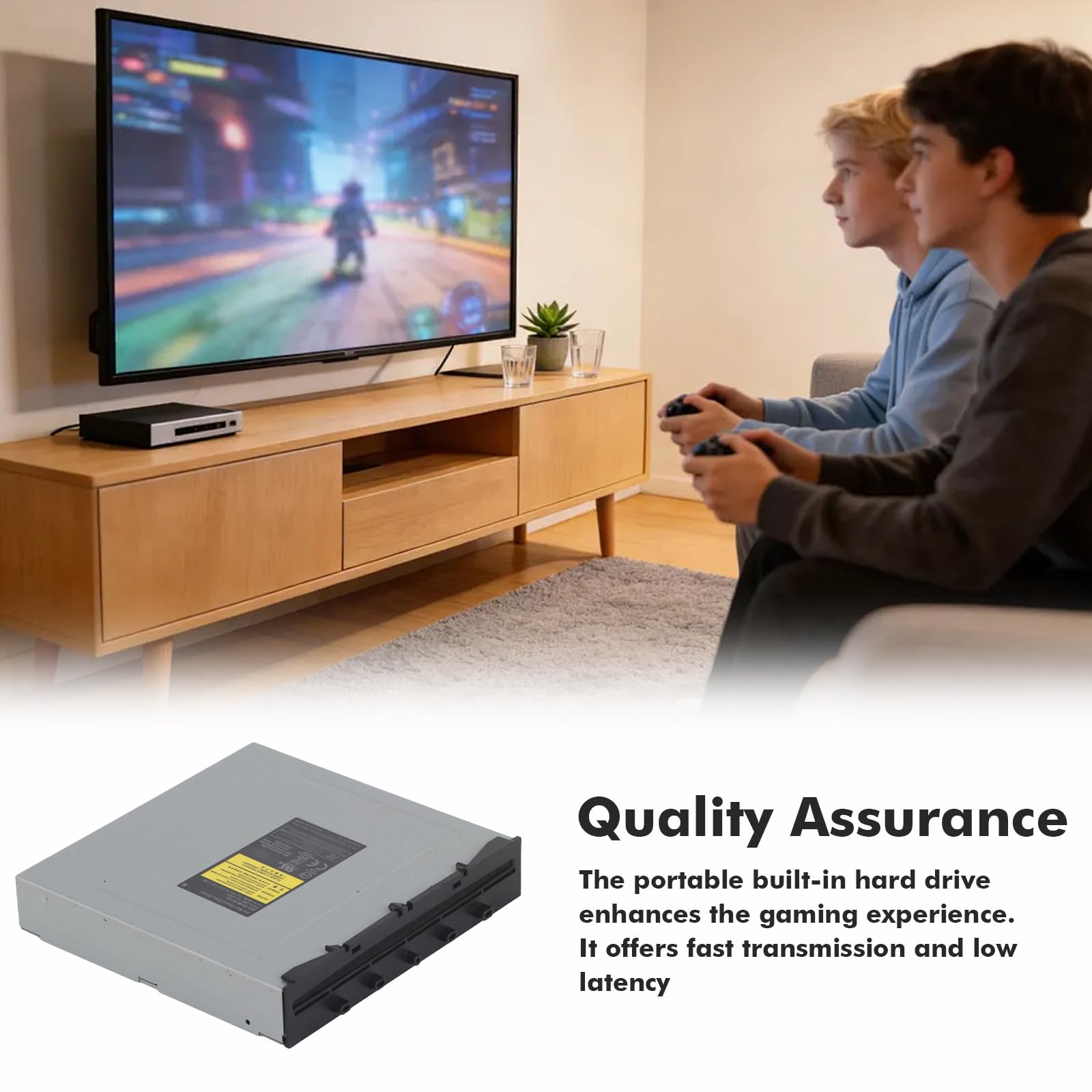 One X - Unità disco di ricambio, in lega di alluminio, unità disco Blu-Ray portatile, parti di riparazione compatibili con console di gioco One X DG 6M5S