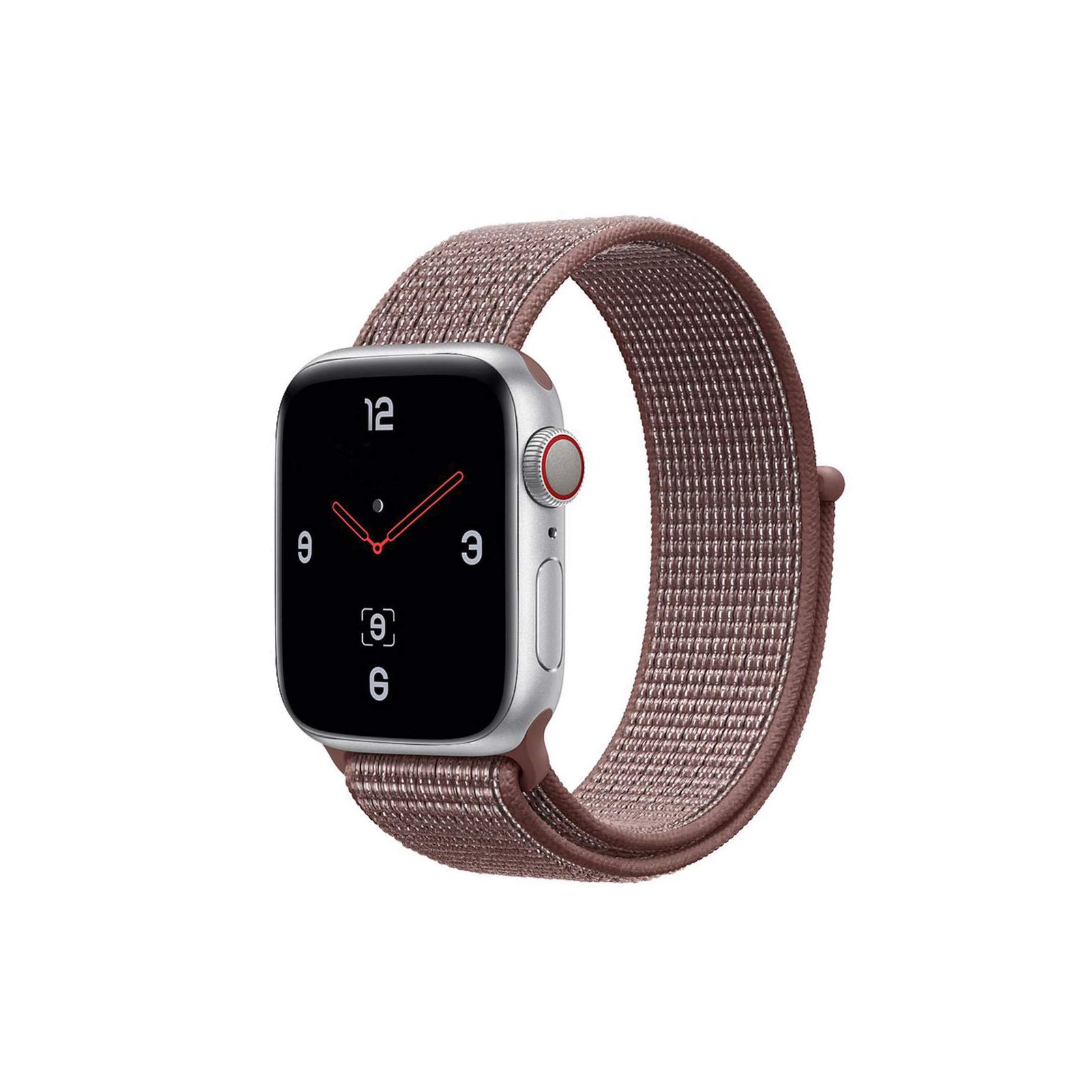 Nylon Sport Band for Apple Watch 44mm 42mm, Series 4/3/2/1 (Smokey Mauve)