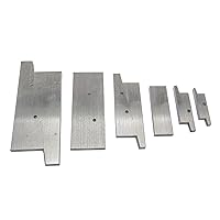 Vista 4 de HFS (R) 6 piezas 3/8" - 2-1/4" Juego de acero paralelo 0.0002" endurecido - Herramienta de tierra de precisión de acero con caja de plástico