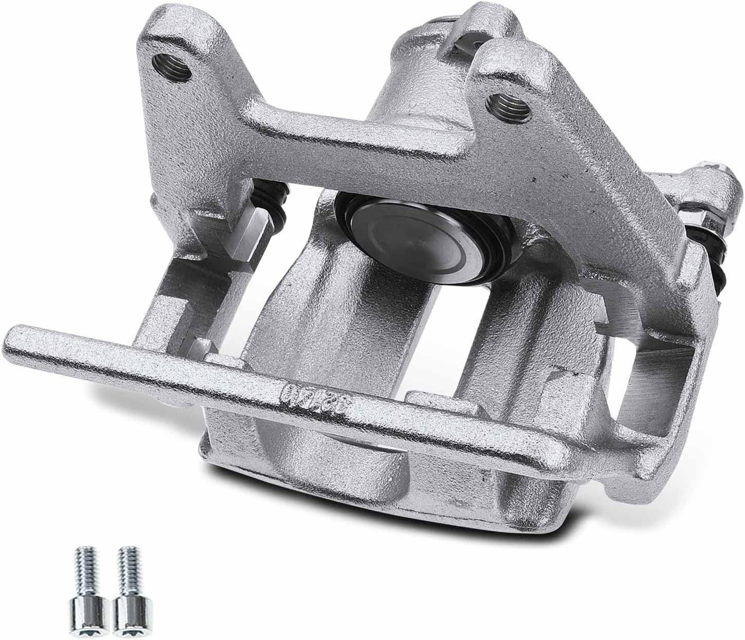 A-Premium Disc Brake Caliper Assembly with Bracket Compatible with Select Audi Models - A6 2006, A6 Quattro 2005-2007 - Rear Right Passenger Side