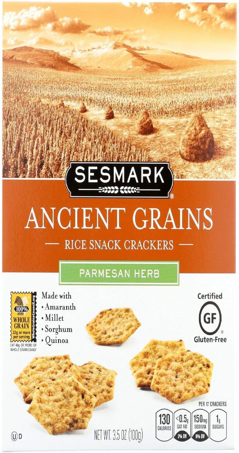 SESMARK CRACKER ANCNT GRN PRMSN HRB 3.5OZ