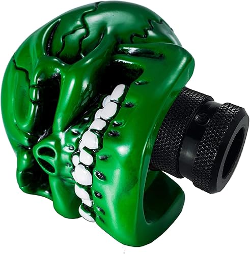 Miniatura 6 de Arenbel Perillas de palanca de cambios de esqueleto, manija de palanca de cambios de automóvil, se adapta a la mayoría de vehículos de transmisión