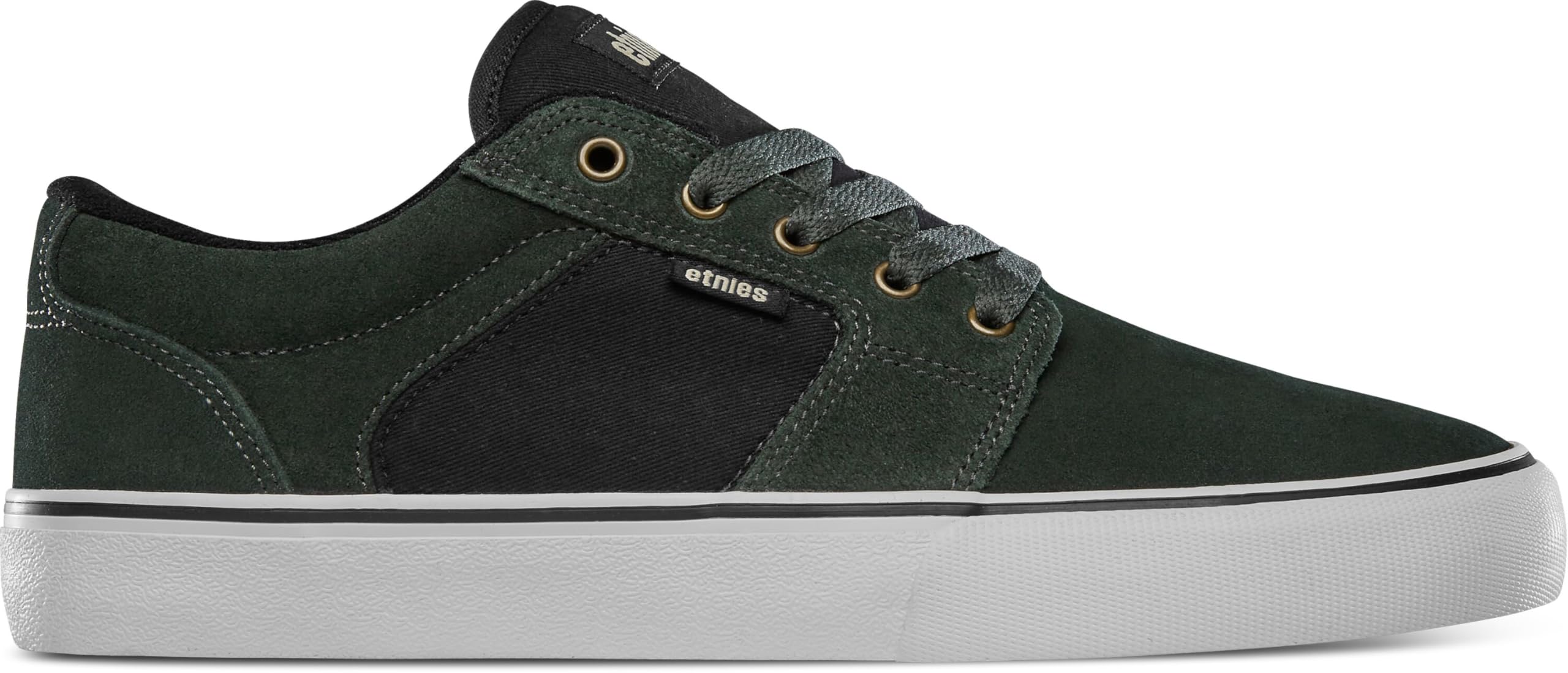 Etnies Barge LS – Classic Skate Look, Slim Vulcanized Silhoutte, Hefty Armored Collar, Reinforced Vulc