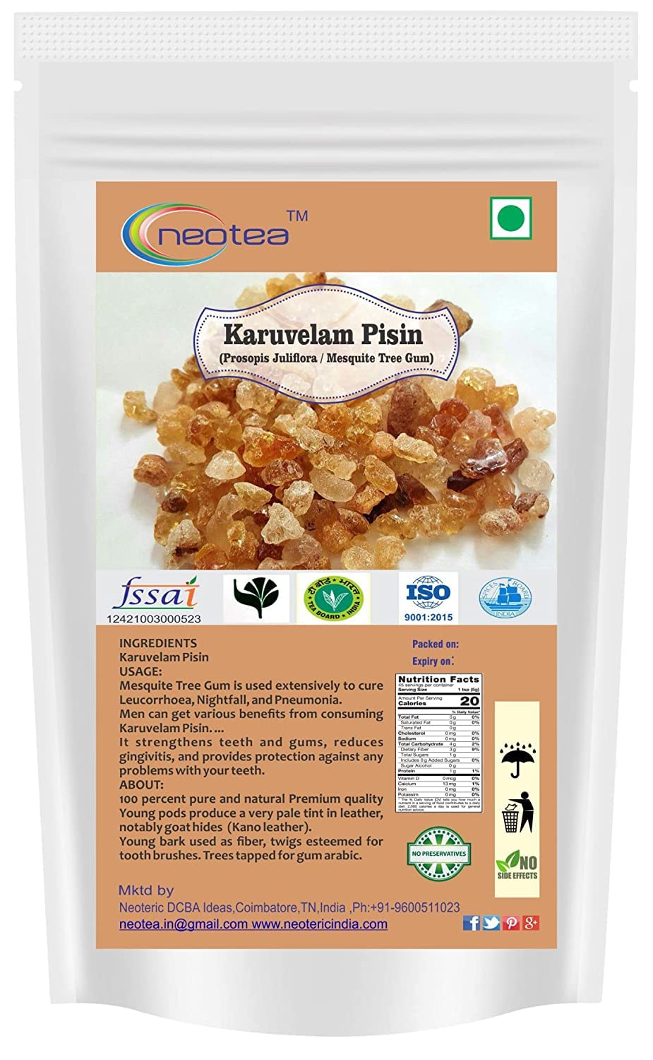 NEOTERIC Neotea Karuvelam Pisin 100gm