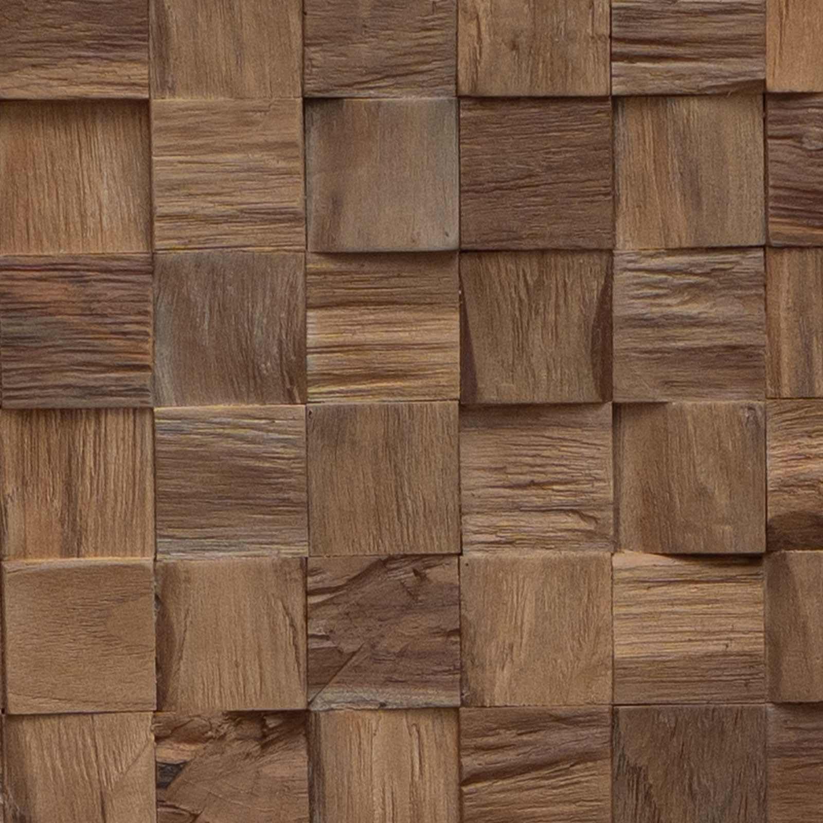 vidaXL Cabecero de Cama Natural Madera de Teca Maciza