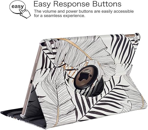 Miniatura 5 de Funda para iPad de 9.7 pulgadas 2018 2017iPad Air 2  Funda protectora con soporte giratorio de 360 grados, funda protectora inteligente con apagado