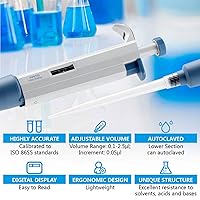 Vista 4 de Pipeta de volumen variable micropipeta de alta precisión Pipeta micropipeta ajustable 100ul-1000ul