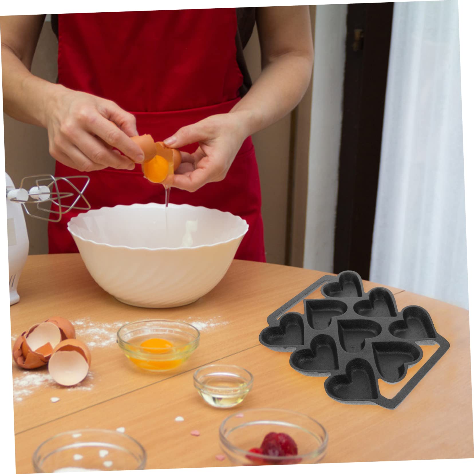IMIKEYA Moule À Gâteau En Forme De Cœur Moule À Gâteau Antiadhésif Pour Des Desserts Sains