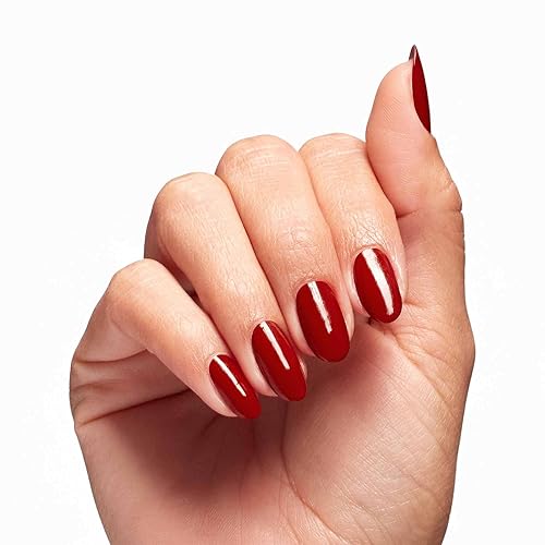 Miniatura 25 de OPI Esmalte de uñas de esmalte de uñas Esmalte de uñas opaco rojo claro resistente a las virutas Secado rápido, sin rayas Gran Manzana Roja,Art
