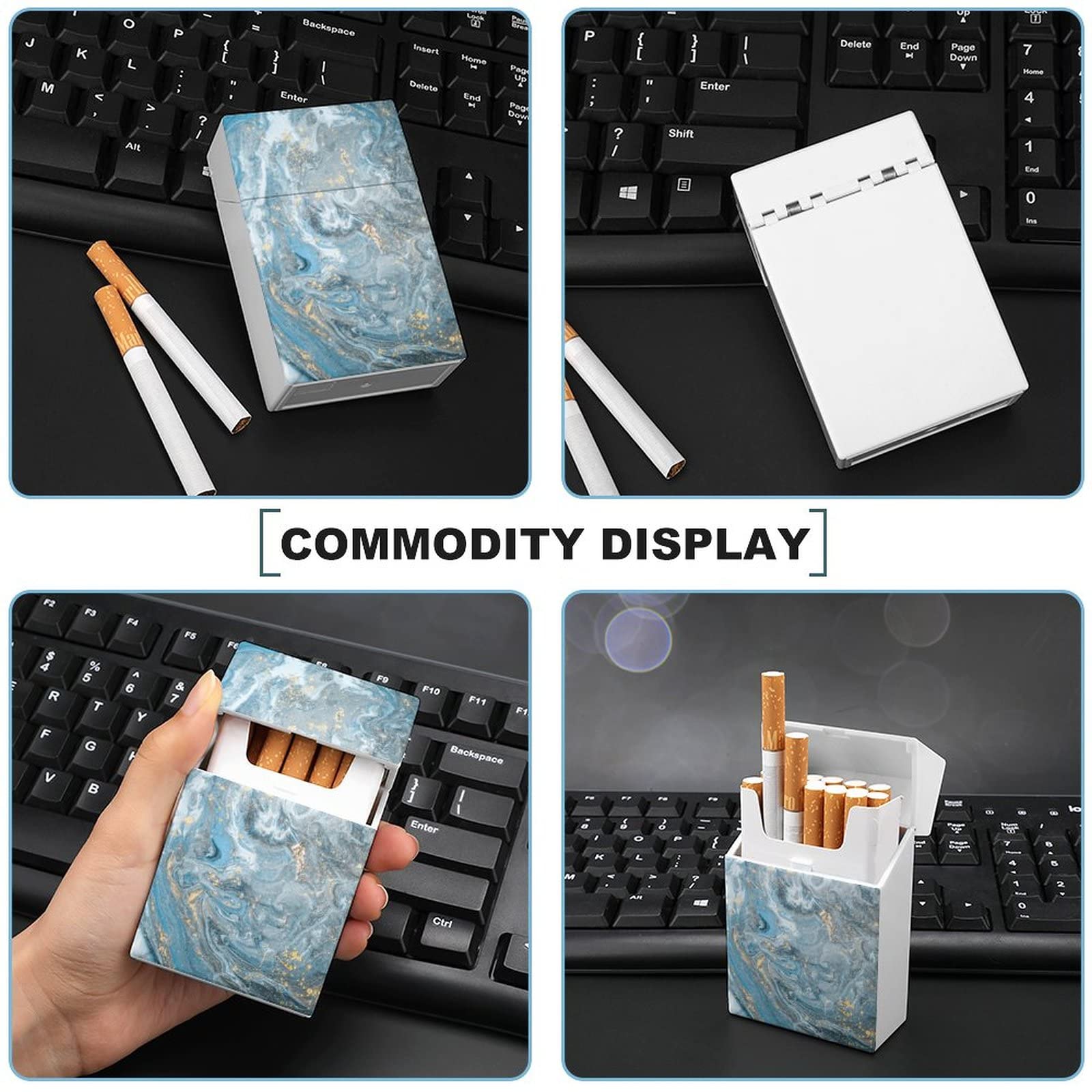 大理石 小物入れ タバコ入れ Amazon.co.jp: タバコケース シガレットケース 大理石柄 マーブル模様