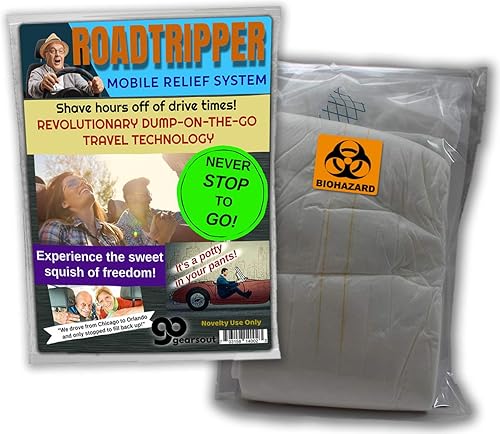 Miniatura 2 de Gears Out Roadtripper - Sistema de alivio móvil - Revolucionaria tecnología de descarga sobre la marcha - Pañal para adultos novedosos para viajeros
