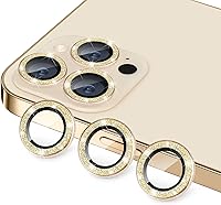 Vista 77 de Compatible con iPhone 13 Pro para iPhone 13 Pro Max, protector de lente de cámara antiarañazos, vidrio templado 9H, protector de cámara de metal a