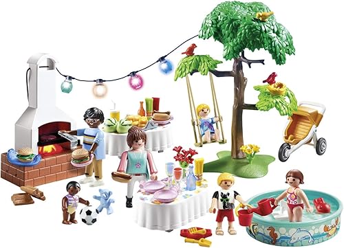 Miniatura 3 de PLAYMOBIL Conjunto de construcción de fiesta de inauguración de la casa