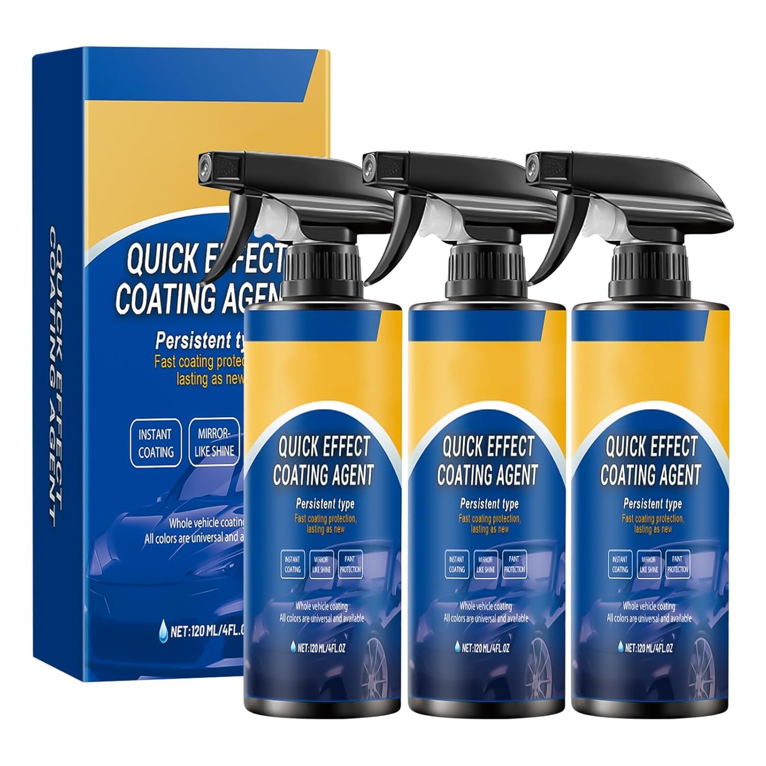 Quick Effect Coating Agent, Sopami Spray Auto, Multifunktionales Beschichtungs- Erneuerungsspray, Spray Coating Agent, Nuracoat Nano Car Sprays, Repariert Kratzer und Abnutzungserscheinungen Schnell