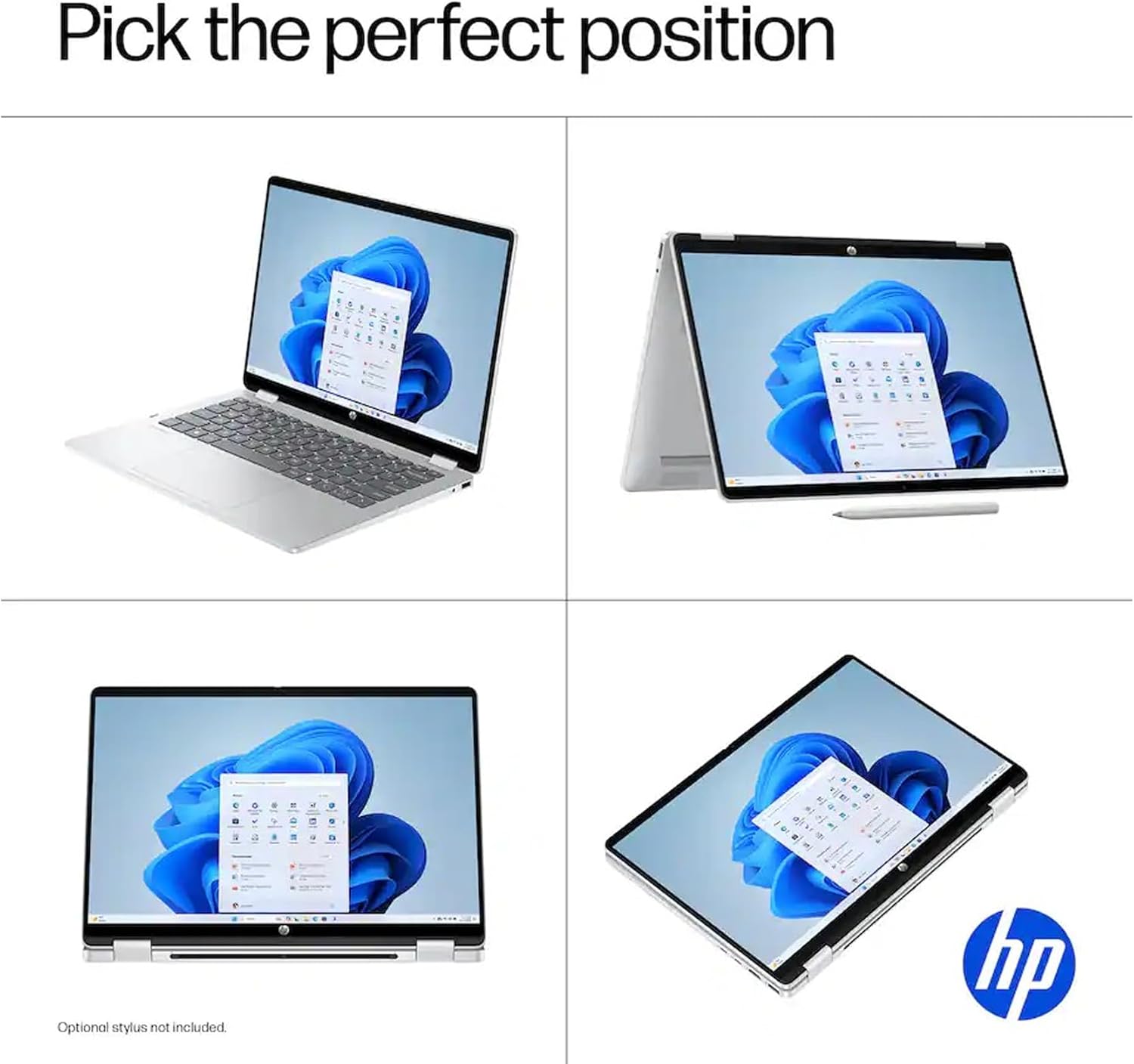 HP OmniBook 5 Flip 2-in-1 Convertible 14" 2K Touchscreen Laptop| Intel Core 7 150U(up to 5.4 GHz)| 16GB LPDDR5 RAM|512GB SSD| Backlit KB| Wi-Fi 6E| Win 11| AI Copilot| Perfect for Business |RK Bundle
