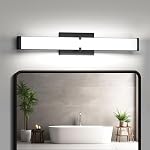 Moderne LED Bar lumineux de salle de bains 40 De pouce, 40W 3600 Lumen Salle de bain variable luminaires sur miroir, 5CCT Vanity lumières pour salle de bains, Matte noir salle de bain Vanity luminaires