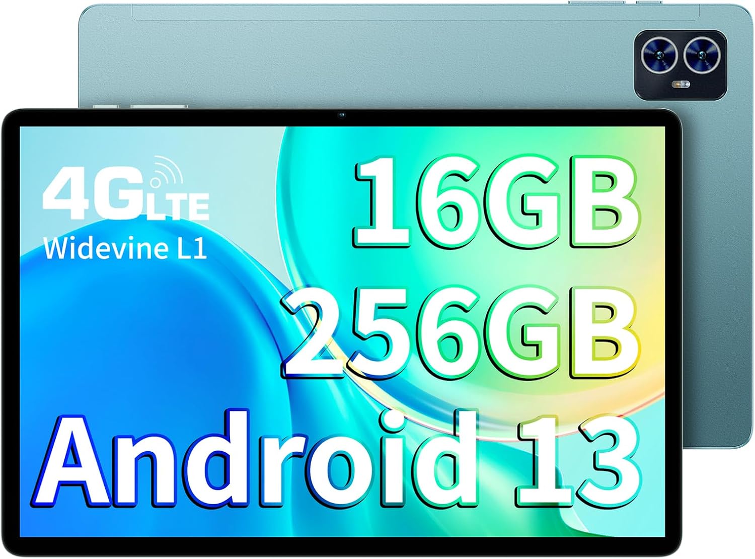 TECLAST M50Pro Tablet Android 13 10.1 Pollici 16GB RAM+256GBROM(TF 1TB),4G LTE+5G WiFi, T616 Octa-Core 2.0GHz, FHD 1920x1200, BT5.0/Google GMS/13MP/Type-C/Face ID/GPS/OTG/6000mAh/3,5mm Jack/Metal-2023 TECLAST M50Pro Tablet Android 13 10.1 Pollici 16GB RAM+256GBROM(TF 1TB),4G LTE+5G WiFi, T616 Octa-Core 2.0GHz, FHD 1920x1200, BT5.0/Google GMS/13MP/Type-C/Face ID/GPS/OTG/6000mAh/3,5mm Jack/Metal-2023