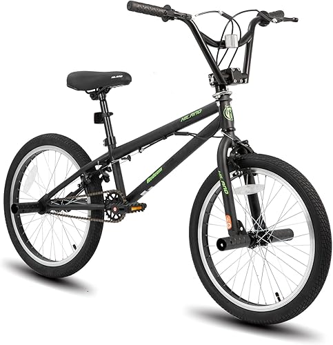 Miniatura 9 de HILAND 20 inch Kids BMX Bicycle for Boys Girls Age 5-12 Years Old, 360 Degree Gyro & 4 Pegs, Kids Bike for Beginner-Level to Advanced Riders,