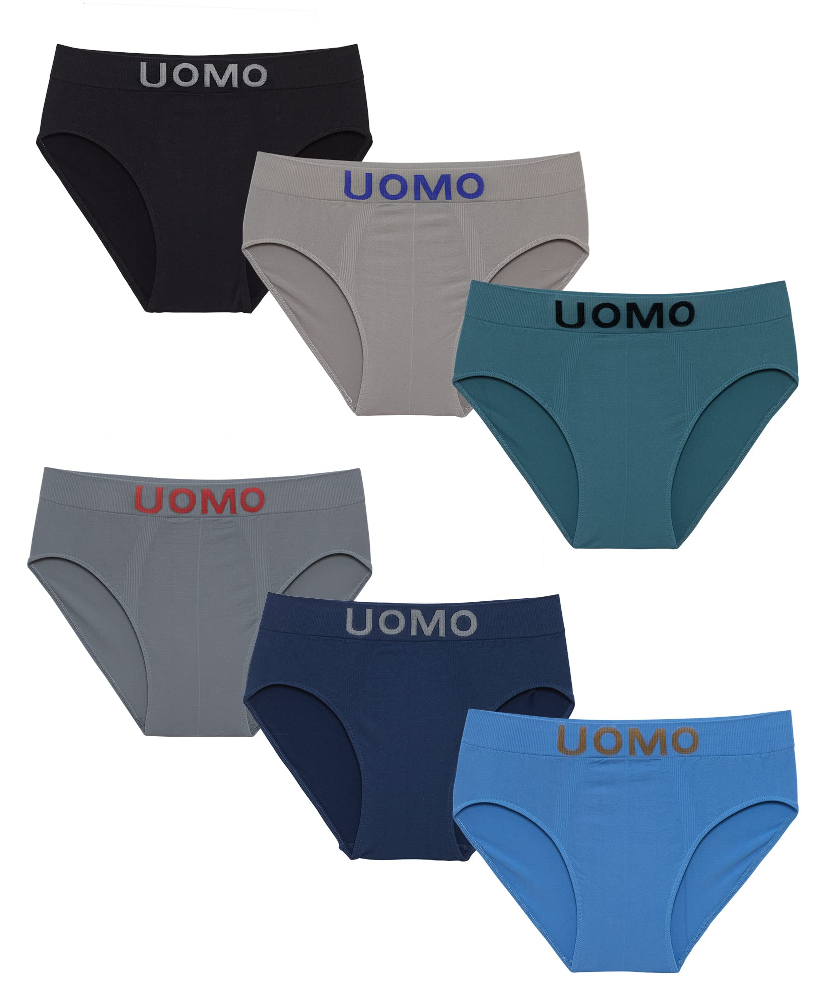 Channo Slips Slip pour Homme Invisible, Confortable et Doux. Collection Uomo