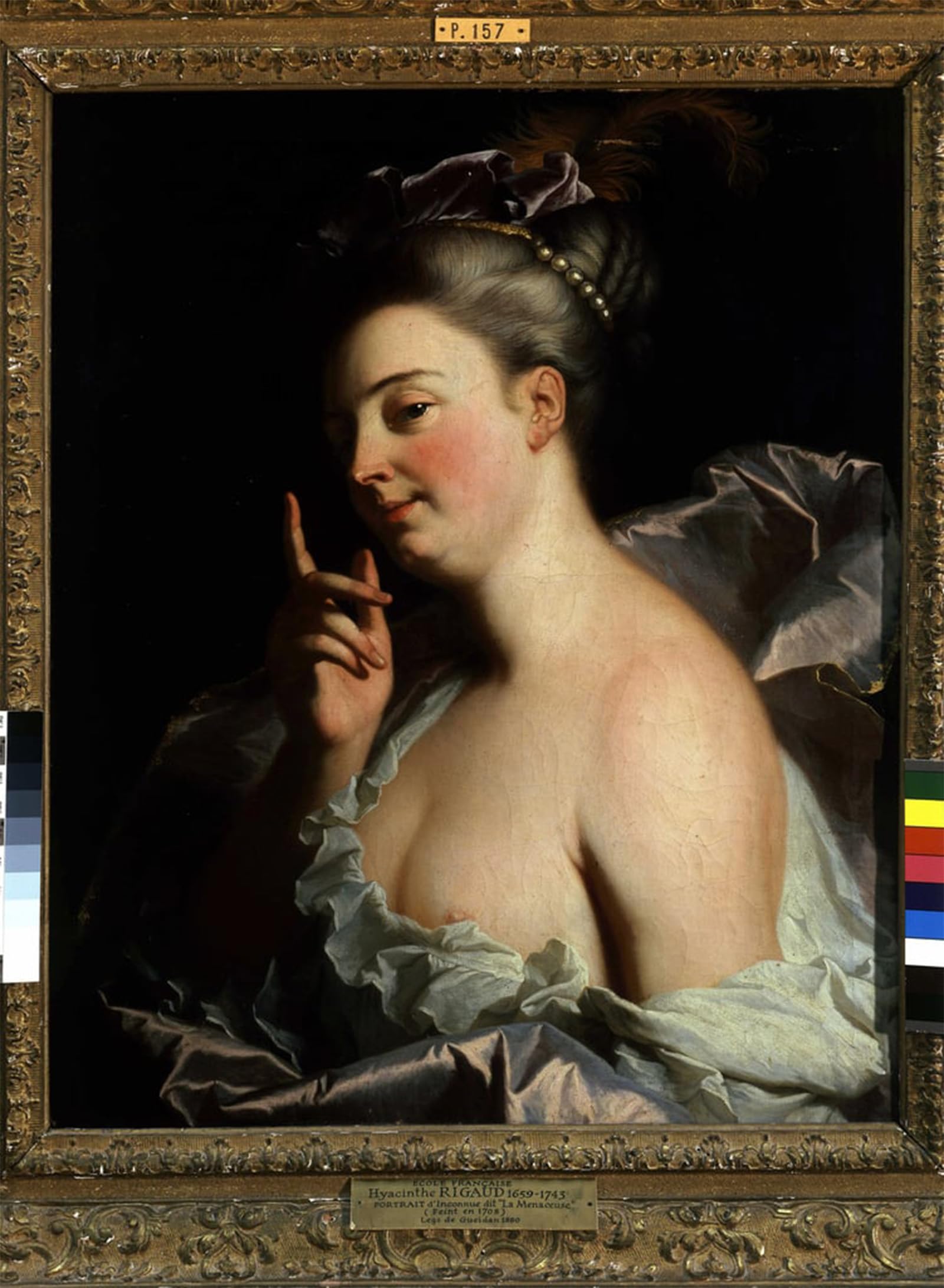 POSTERIIk Famous Print Pop Art Wall Art Graffiti Portrait of an the Threatened by Hyacinthe Rigaud Art Prints for Home Decor 60x90cm