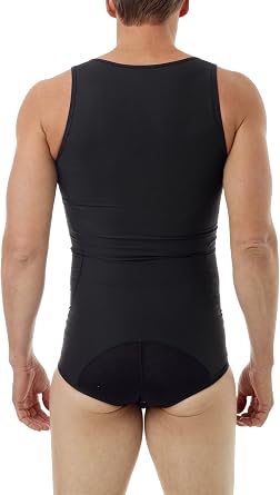 Underworks Mens Compression Tanksuit Girdle Shirt