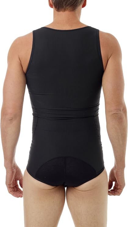 Underworks Mens Compression Tanksuit Girdle Shirt