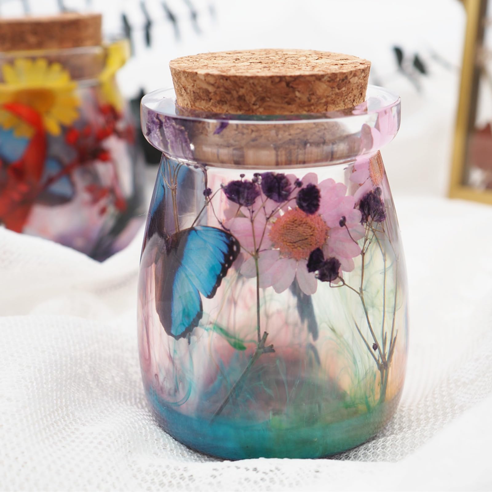 Stampo In Silicone Per Bottiglie Di Resina - Con 5 Tappi In Sughero, Per DIY E Decorazioni - Foto 8