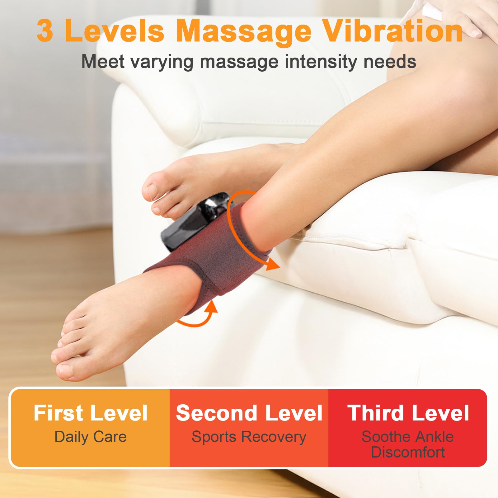 JIMACRO Masajeador de Pies, Masajeador Pies Electrico, Foot Massager Para Tobillo, Talón, Planta del Pie, Arco