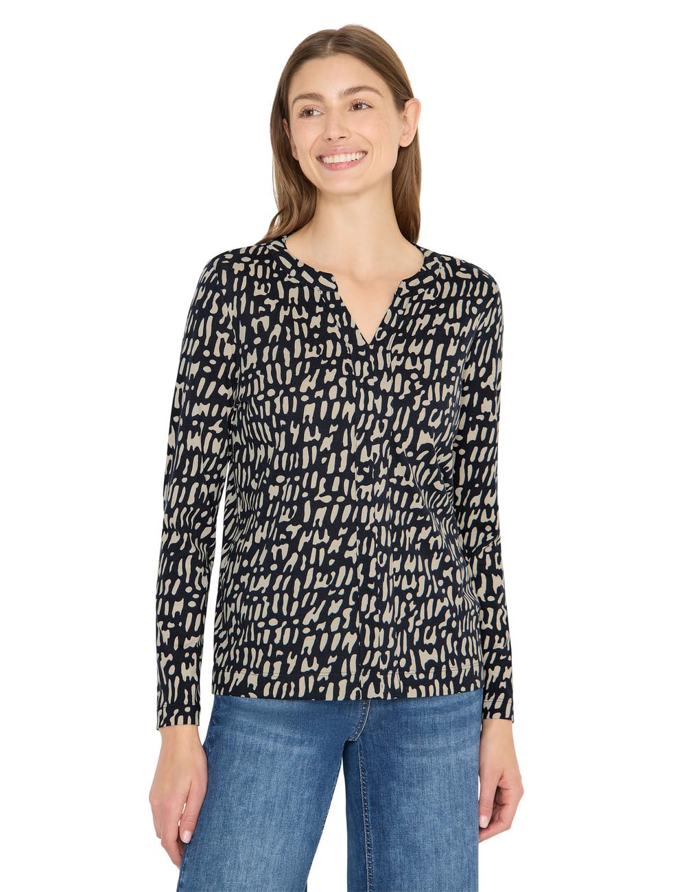 Damen Print-Shirt im Tunika-Look